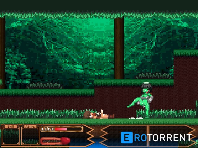 Forest of the Blue Skins - это 2D порно-игра в жанре пиксельного платформер...